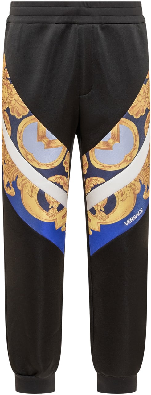 Versace Pantalone Barocco 660 Zwart