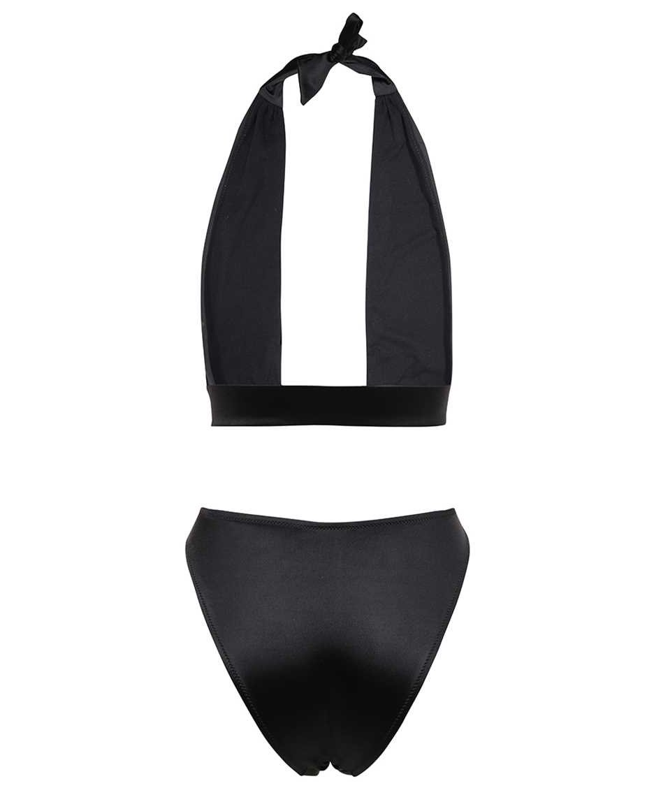 Versace One-piece swimsuit with logo Zwart