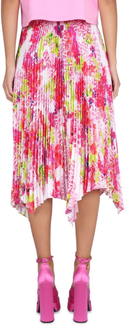 Versace Pleated Skirt Roze