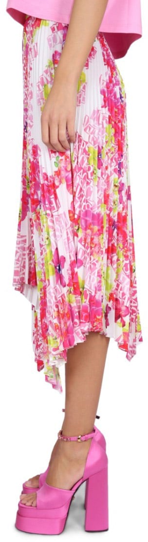Versace Pleated Skirt Roze