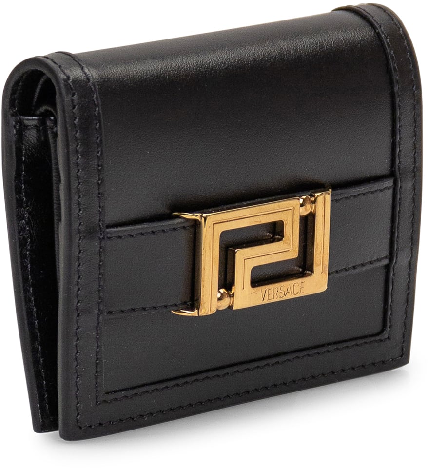 Versace Portafoglio Greca Goddess Zwart