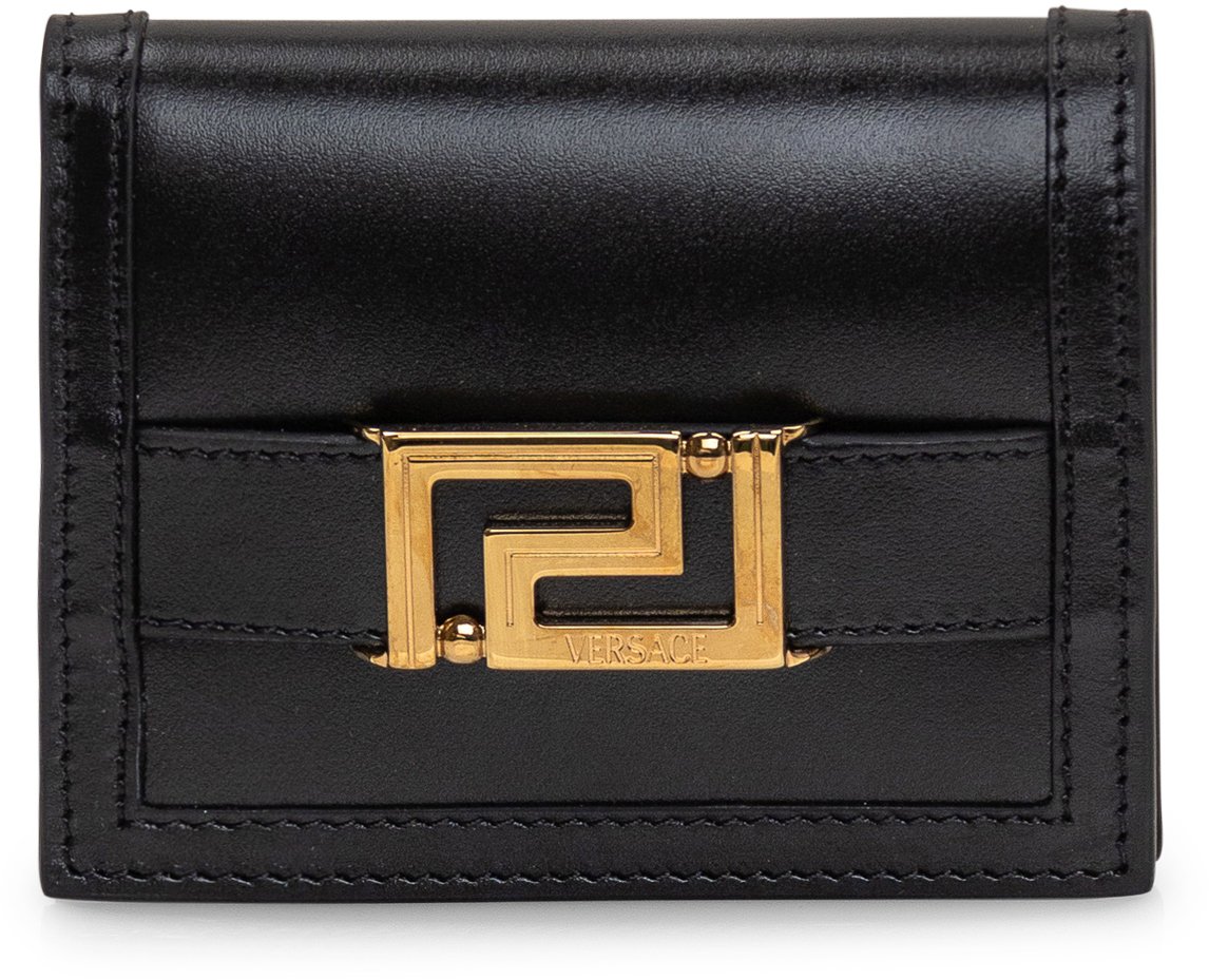 Versace Portafoglio Greca Goddess Zwart