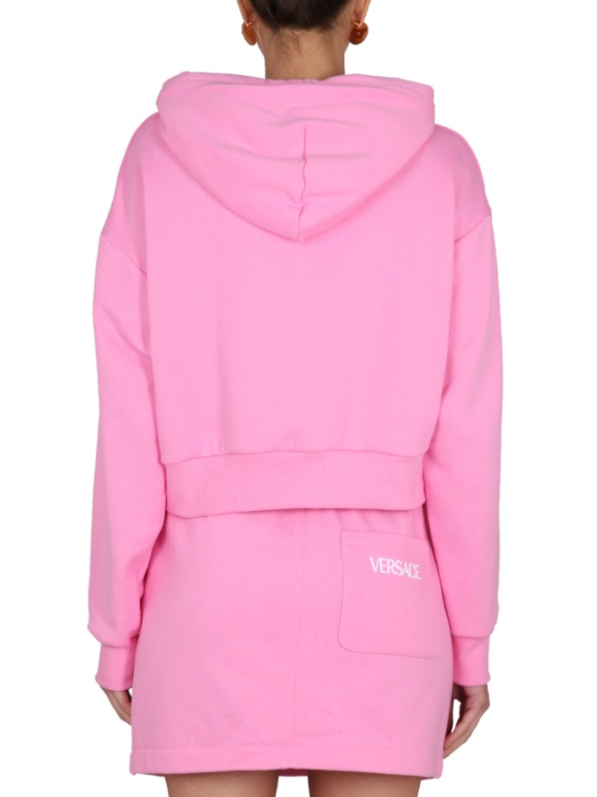 Versace Cropped Sweatshirt Roze