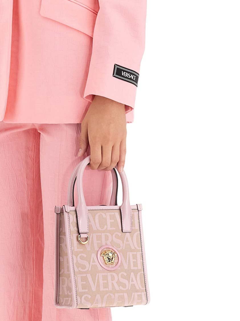 Versace Single Breasted Medusa Jacket Roze