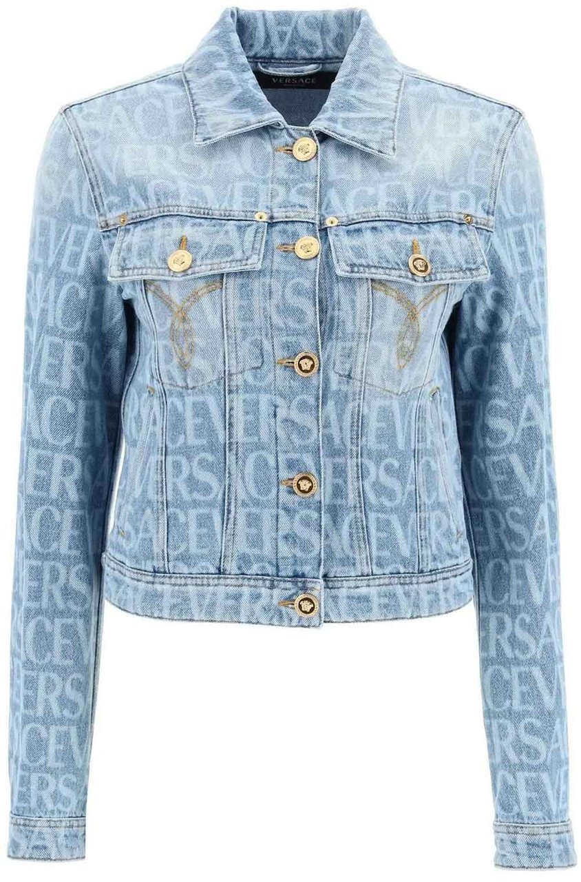 VERSACE Denim Jacket Blauw