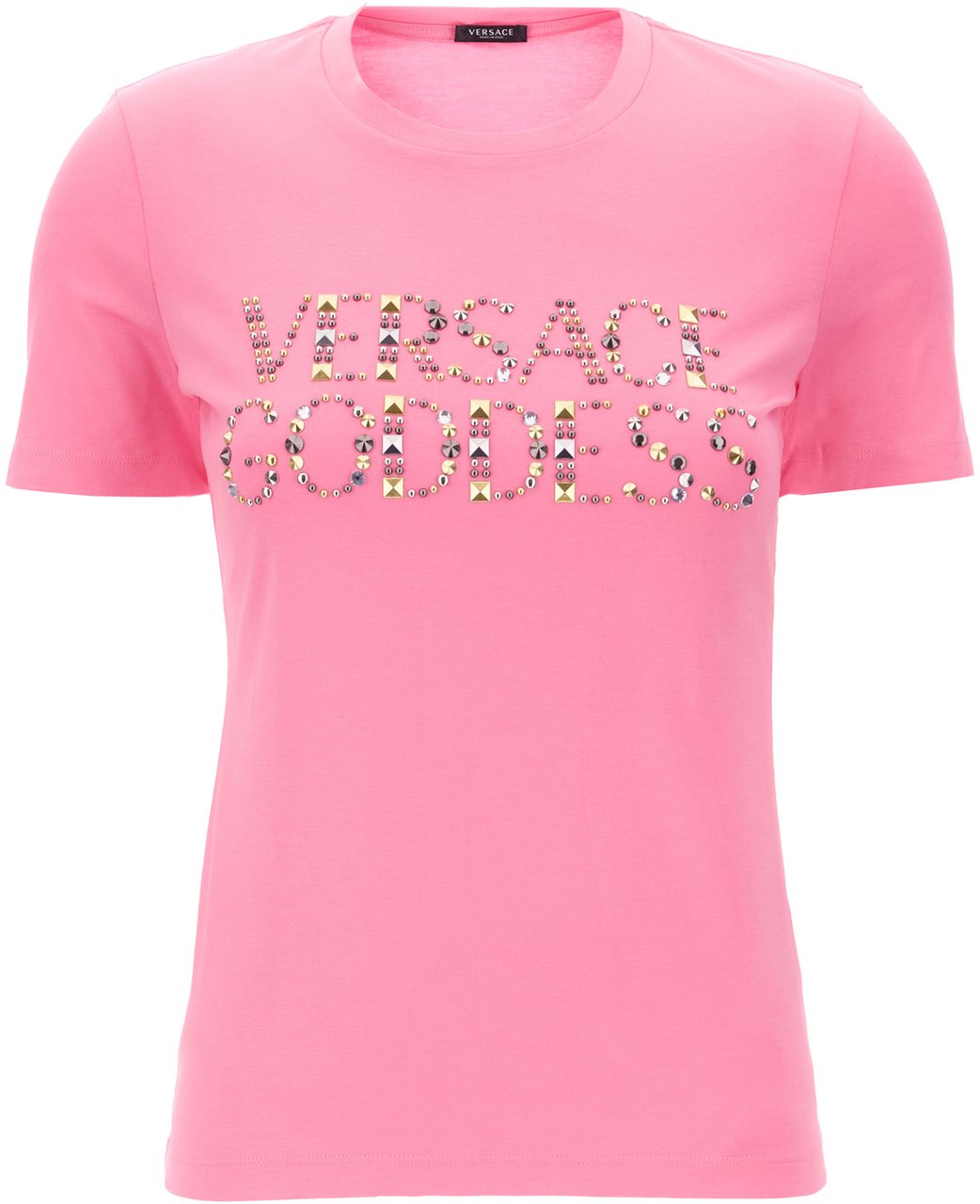 Versace Versace Pink cotton t-shirt Roze