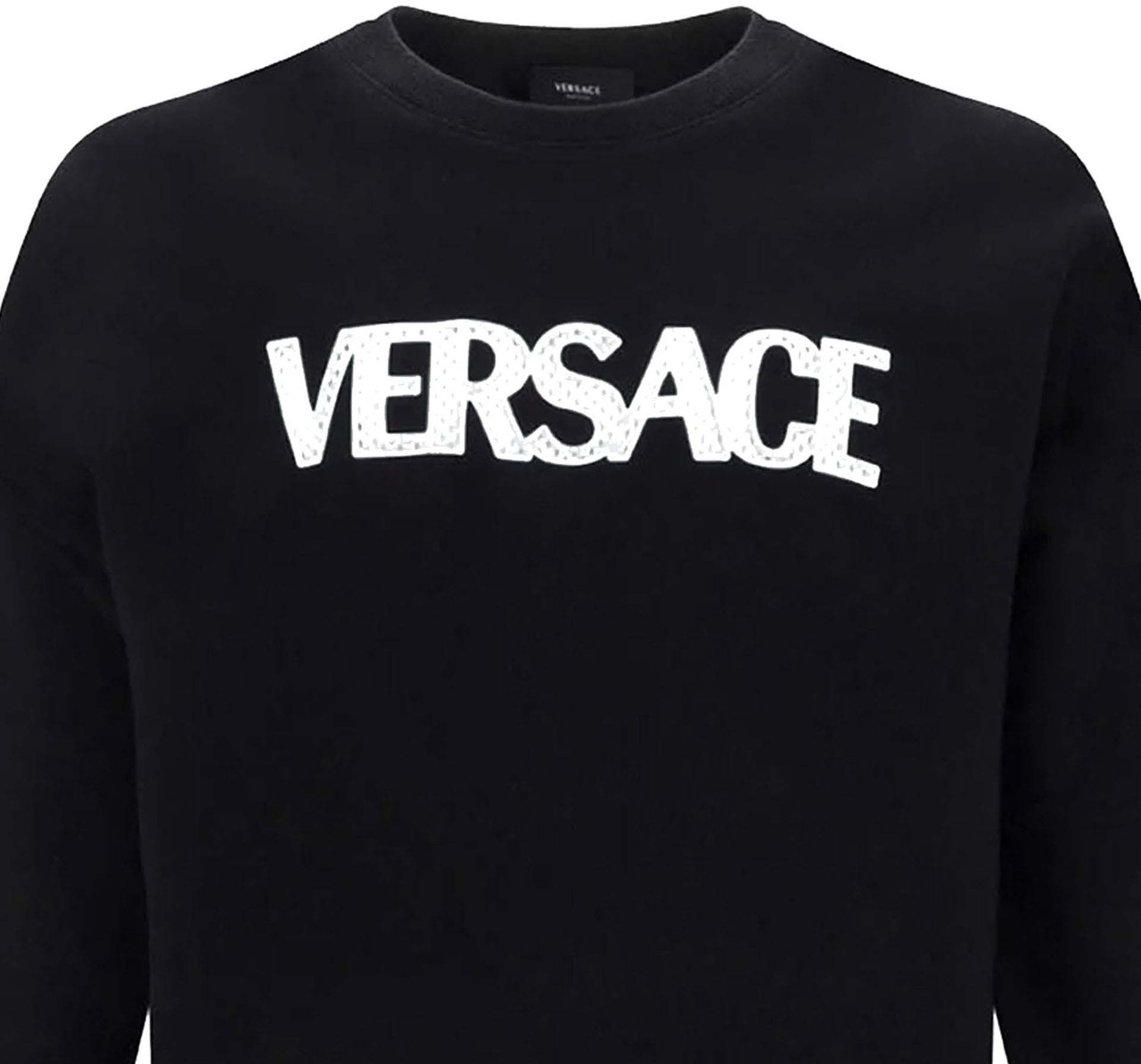 Versace Versace Logo Sweartshirt Zwart