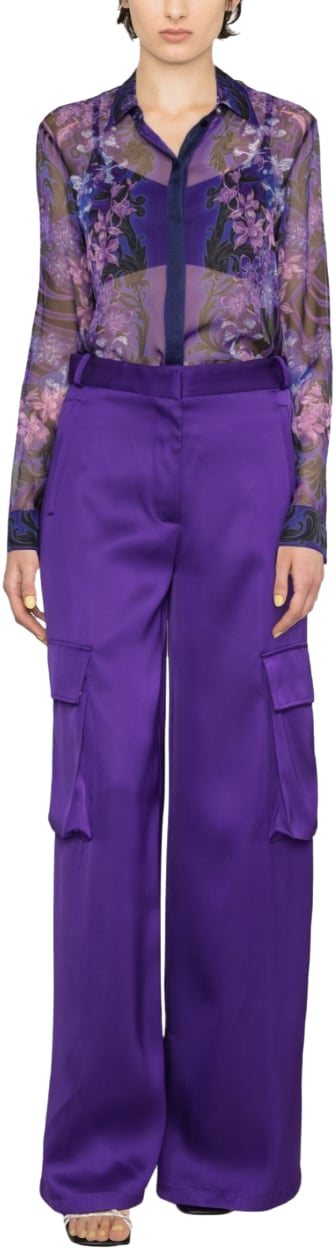 Versace Trousers Orchid Paars