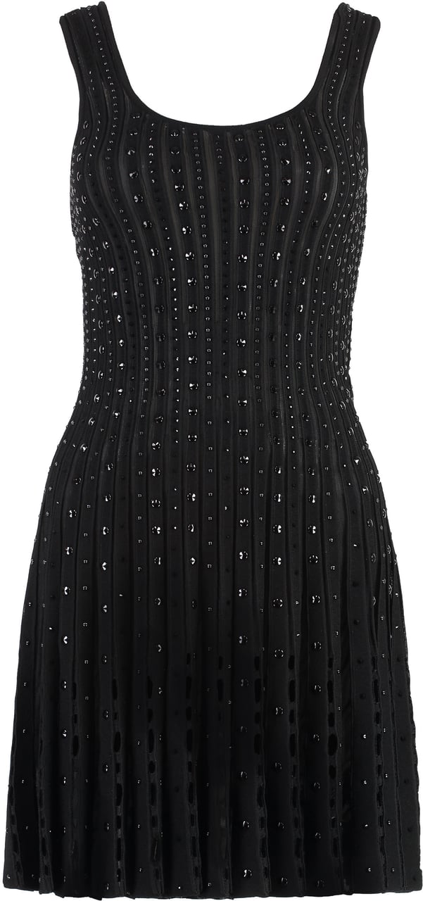 Versace Knitted dress Zwart