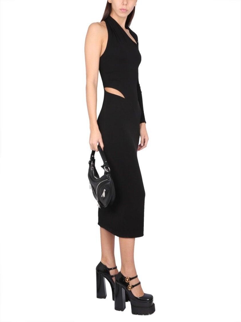 Versace Jersey Dress Zwart