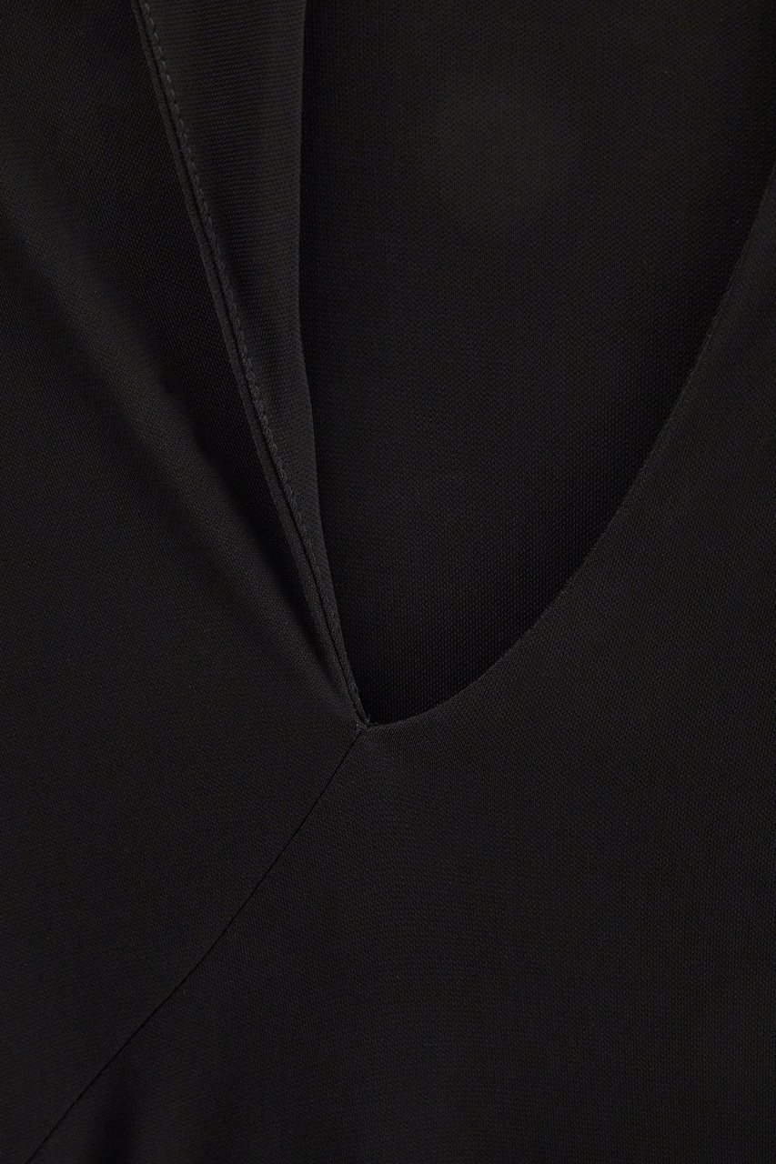 Versace Versace Black stretch viscose dress Zwart