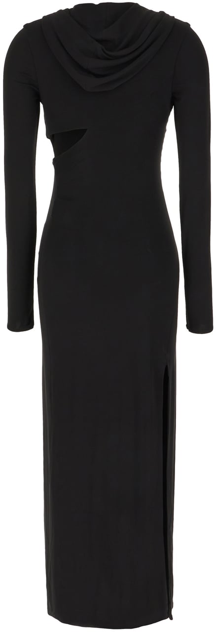 Versace Versace Black stretch viscose dress Zwart