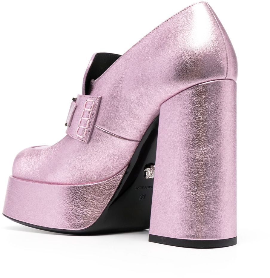 Versace Flat Shoes Pinkpalladium Roze