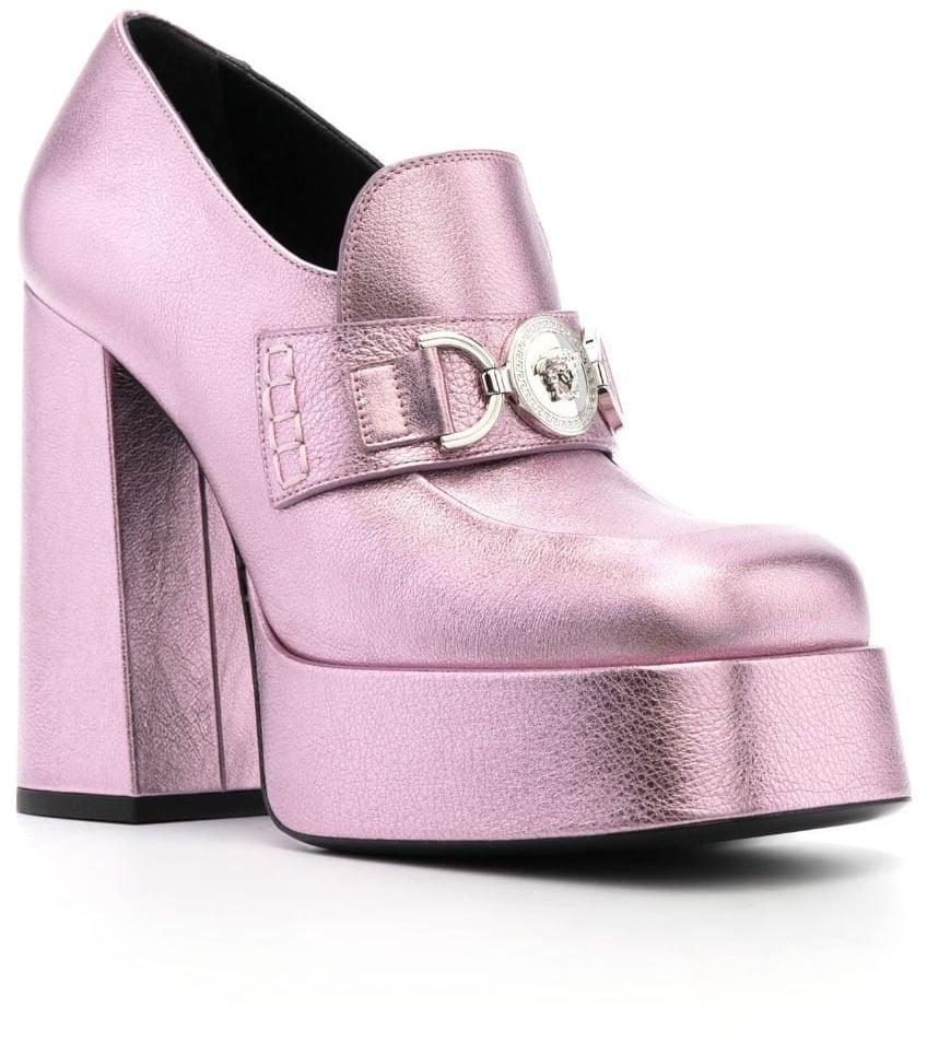 Versace Flat Shoes Pinkpalladium Roze