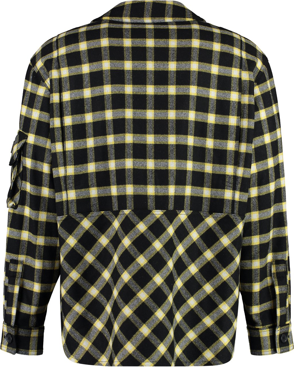 Versace Wool blend overshirt Zwart
