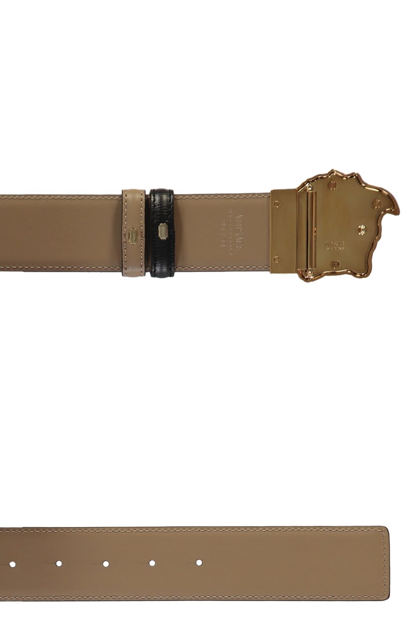 Versace Leather belt Zwart
