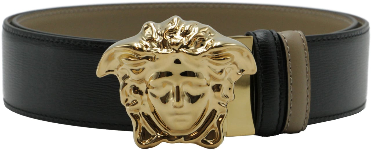 Versace Leather belt Zwart