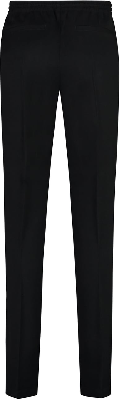 Versace Stretch viscose trousers Zwart
