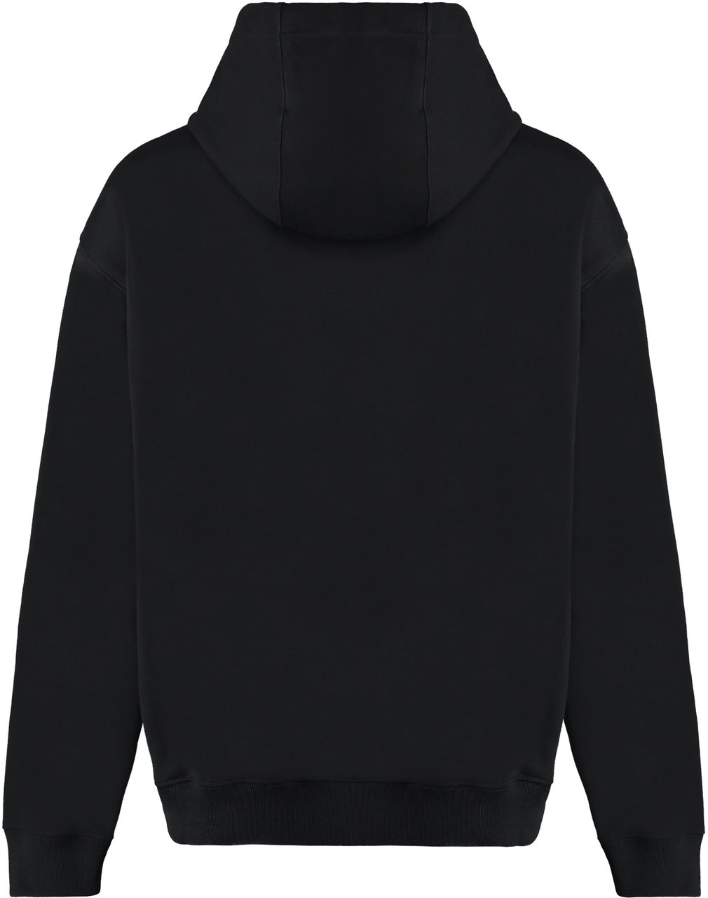 Versace Cotton hoodie Zwart
