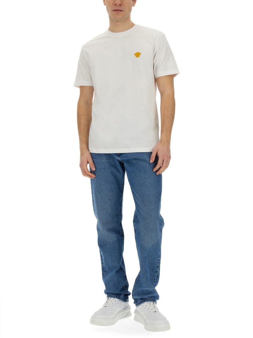 Versace Regular Fit Jeans Blauw
