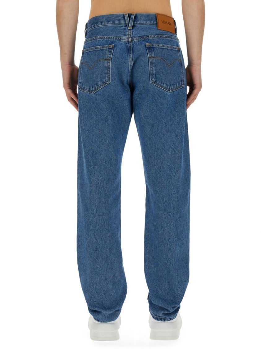 Versace Regular Fit Jeans Blauw
