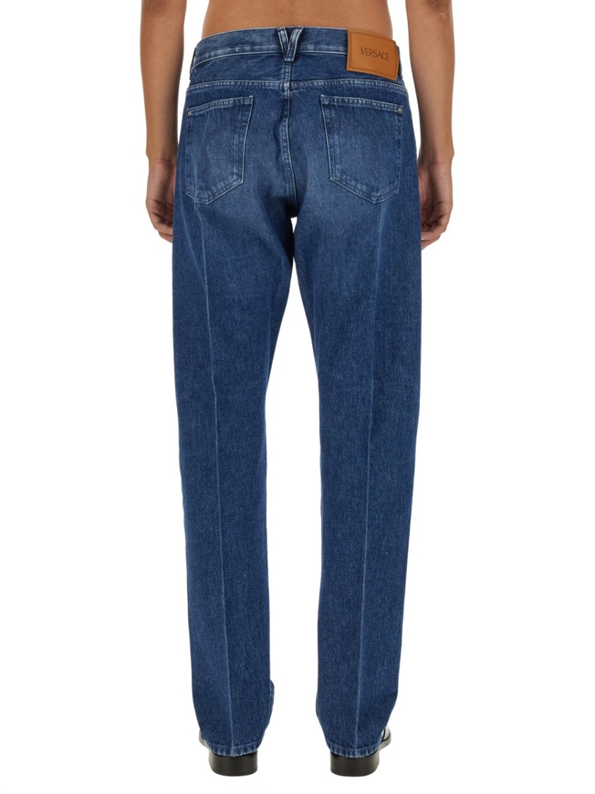 Versace Regular Fit Jeans Blauw
