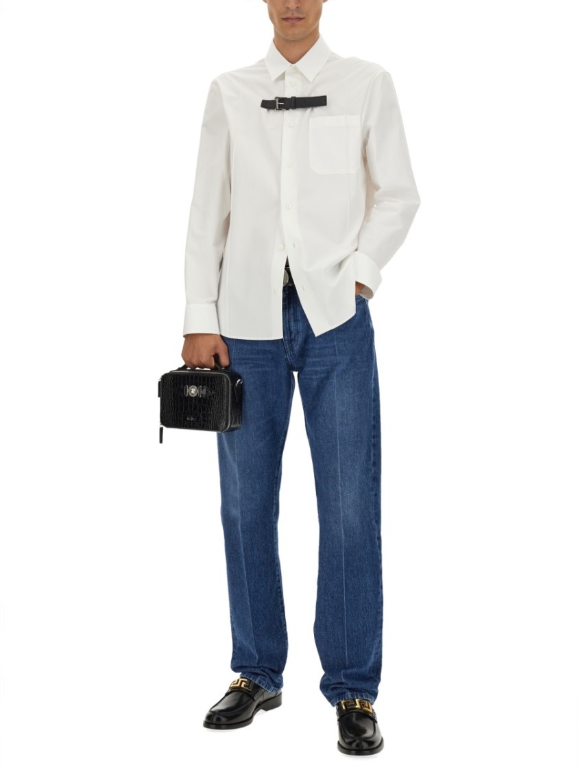 Versace Regular Fit Jeans Blauw