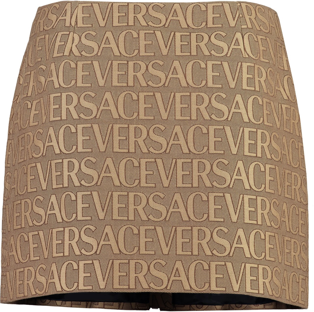 Versace Jacquard mini skirt Bruin