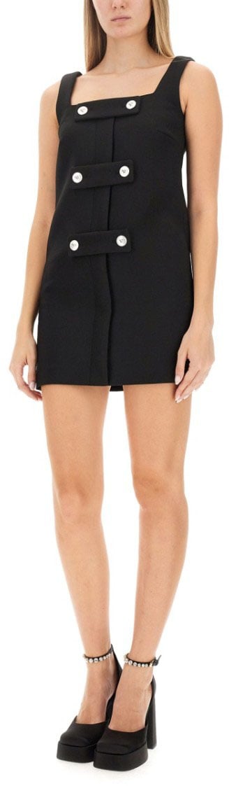 Versace Jellyfish Short Dress Zwart