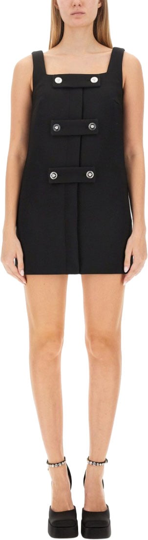 Versace Jellyfish Short Dress Zwart