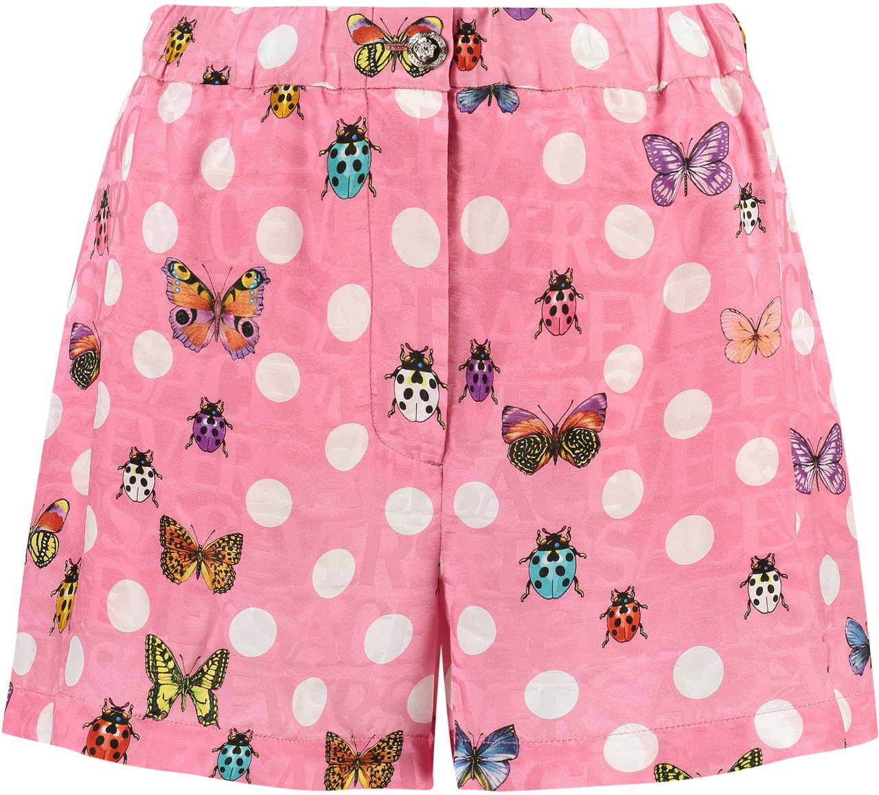 Versace Silk blend shorts Roze