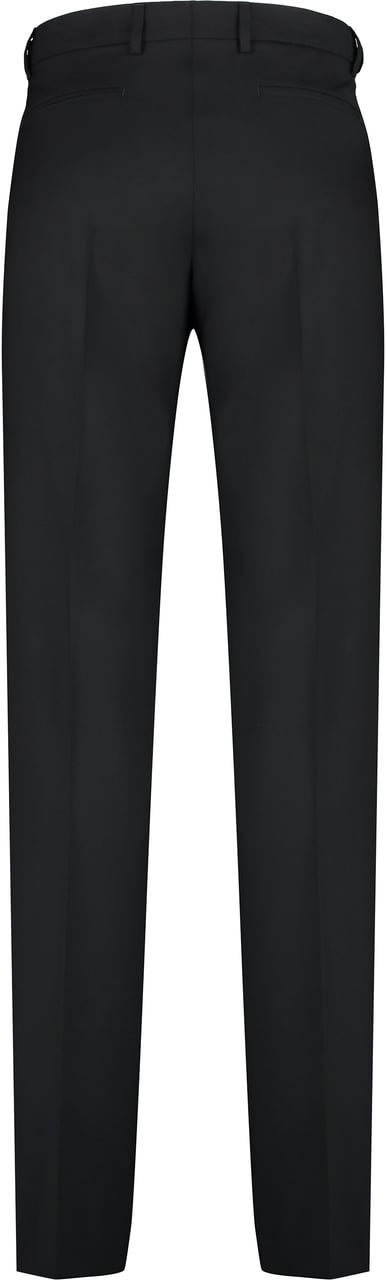 Versace Virgin wool trousers Zwart