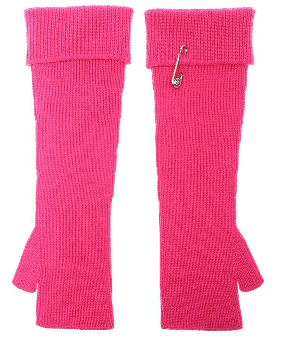 Versace Wool gloves Roze