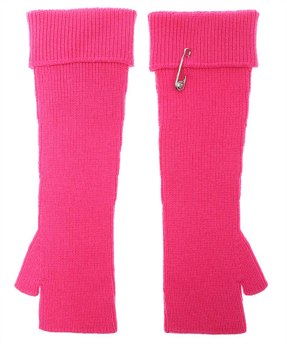Versace Wool gloves Roze