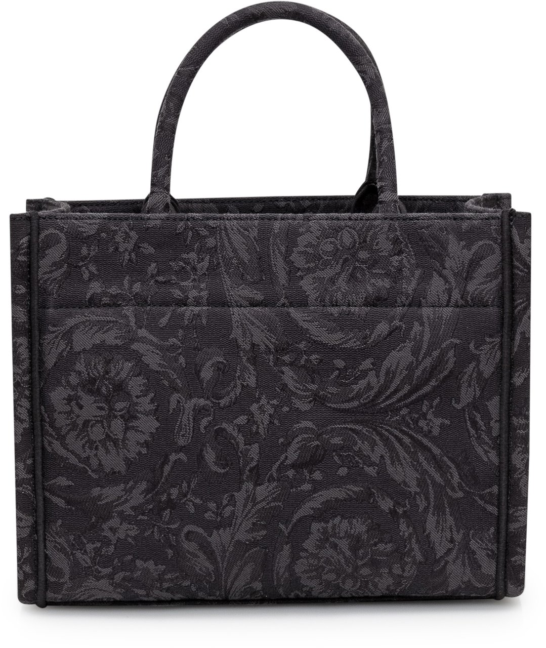 Versace Shopper Piccola Athena Barocco Donkergrijs