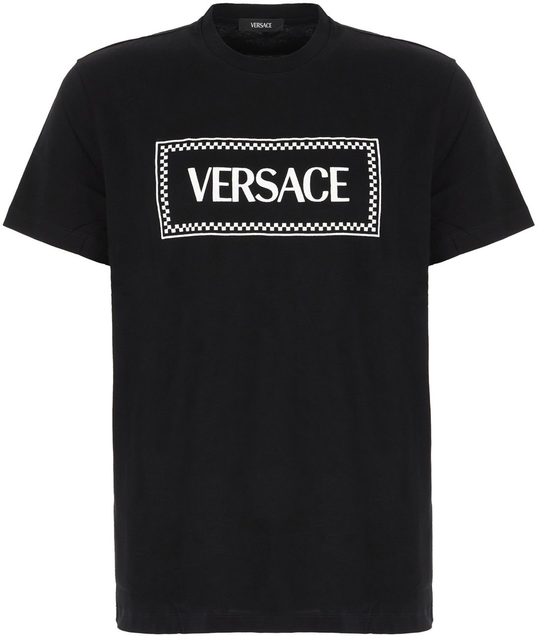 Versace Versace Black cotton t-shirt Zwart