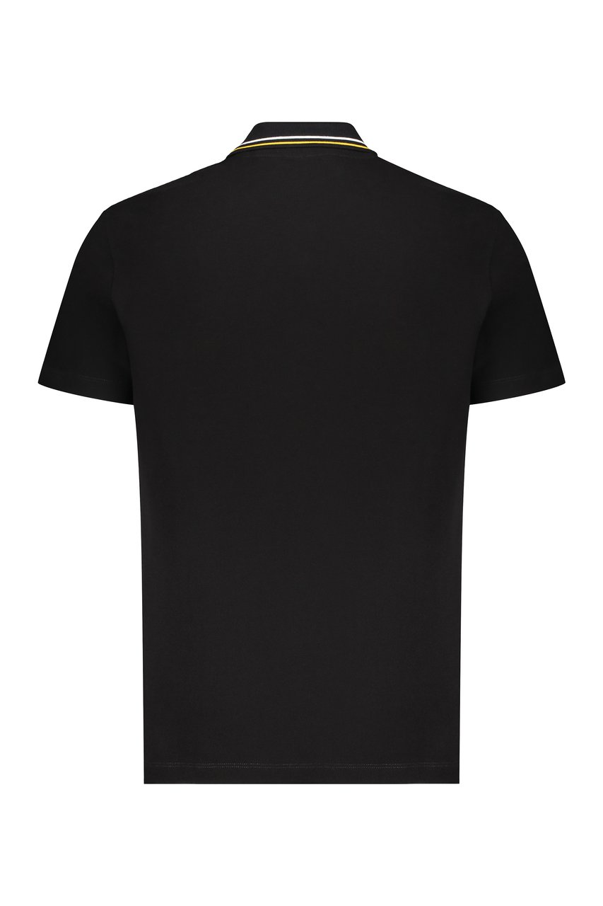 Versace Cotton polo shirt Zwart