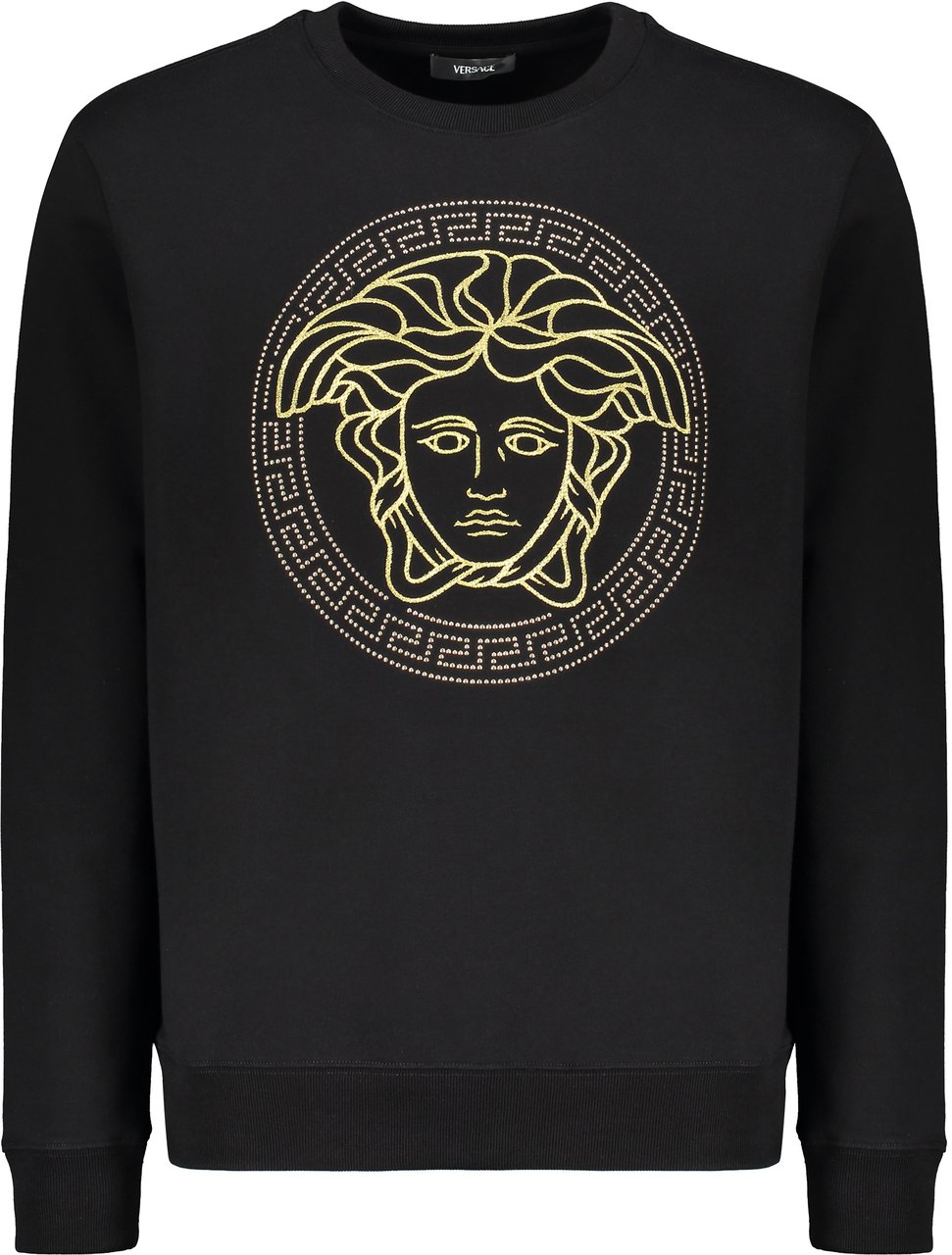 Versace Cotton sweatshirt Zwart