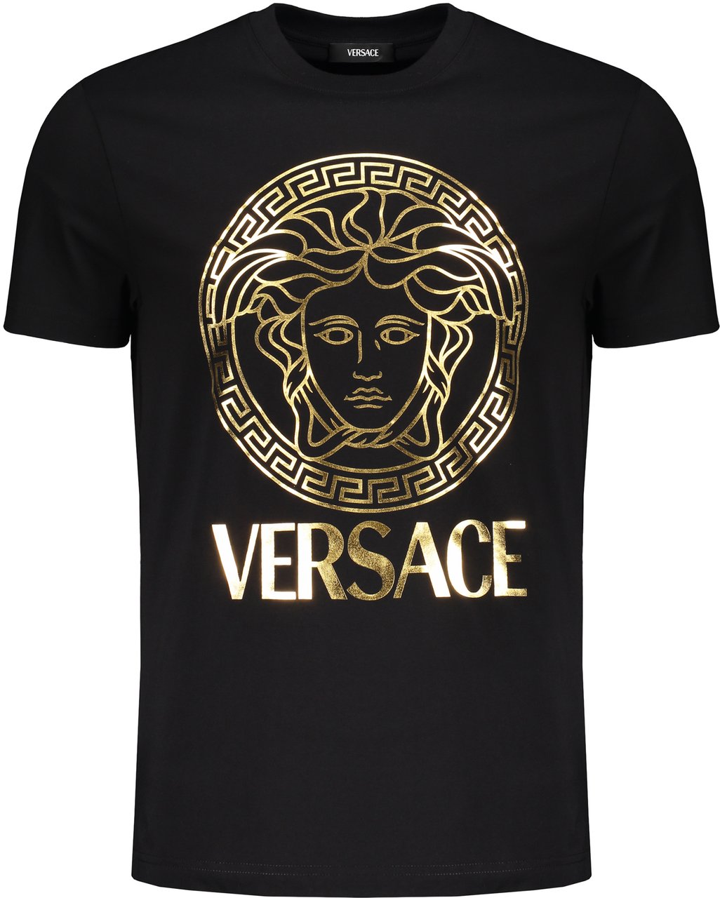Versace Cotton T-shirt Zwart