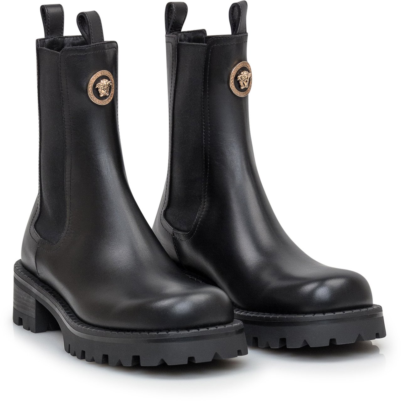 Versace Alia Stivali Chelsea Zwart
