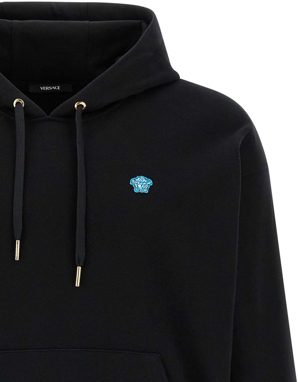 Versace Black Cotton Sweatshirt Zwart