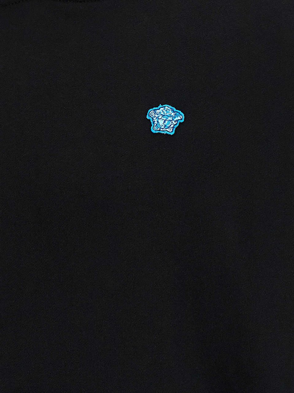 Versace Black Cotton Sweatshirt Zwart