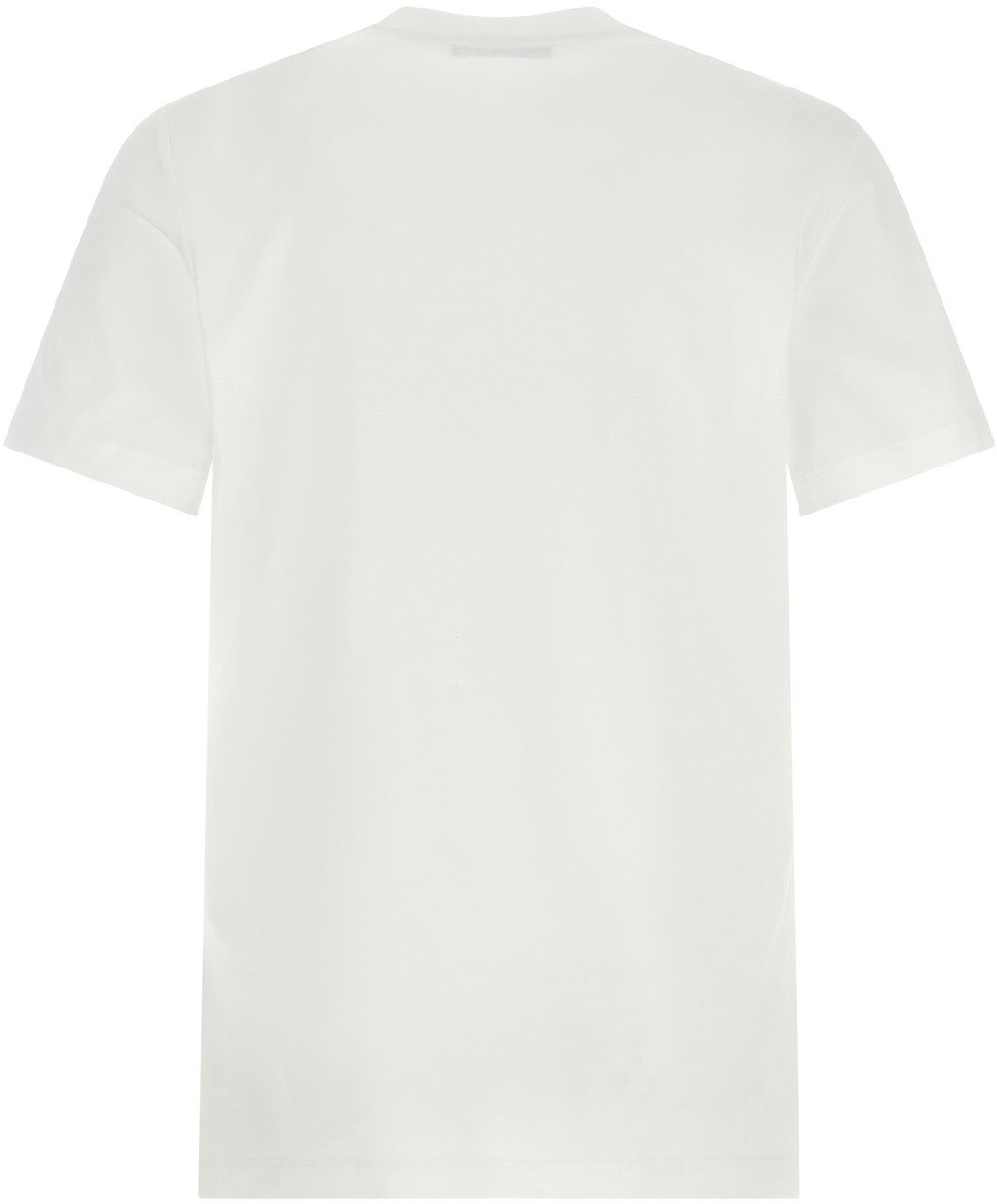 Versace Bicolor Cotton T-Shirt Wit