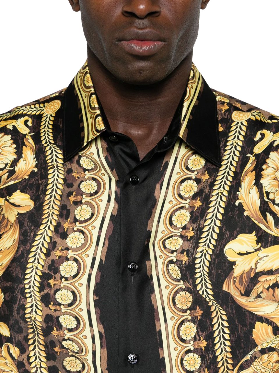 Versace Shirts Chestnutgold Goud