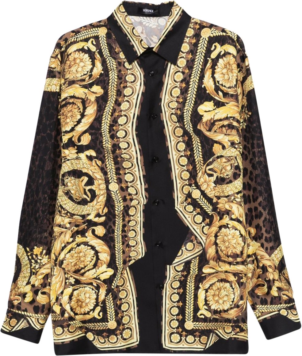 Versace Shirts Chestnutgold Goud