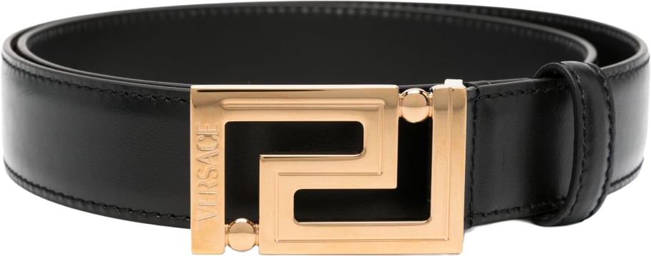Versace Belts Black/Gold Zwart