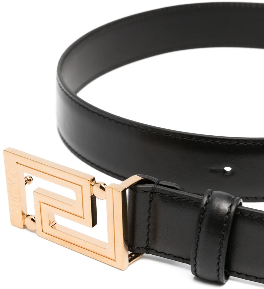 Versace Belts Black/Gold Zwart