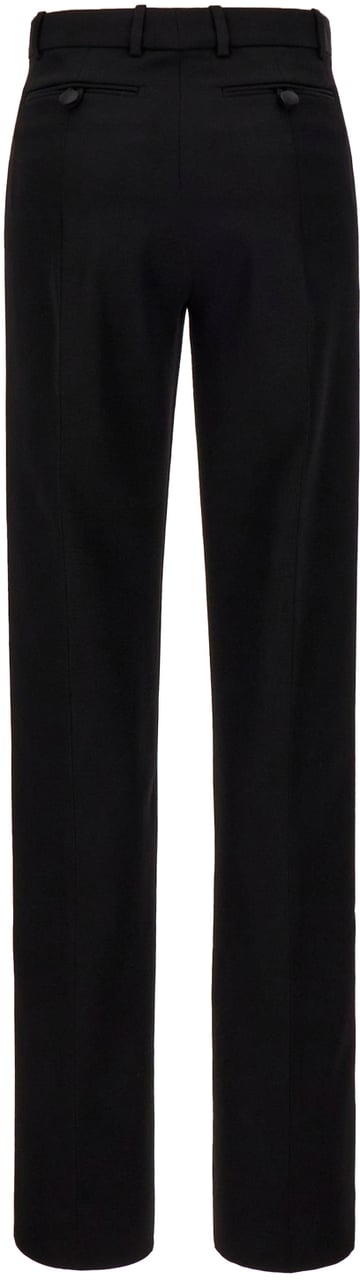 Versace Versace Black wool pant Zwart