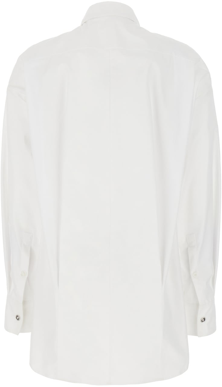 Versace Versace White poplin shirt Wit