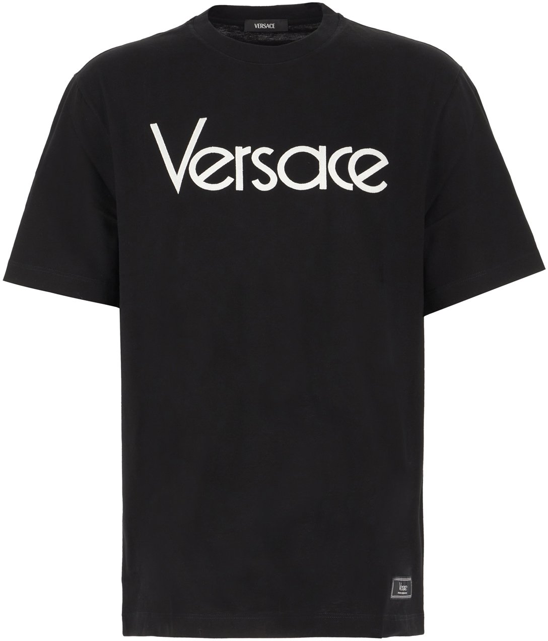 Versace Versace Black cotton t-shirt Zwart